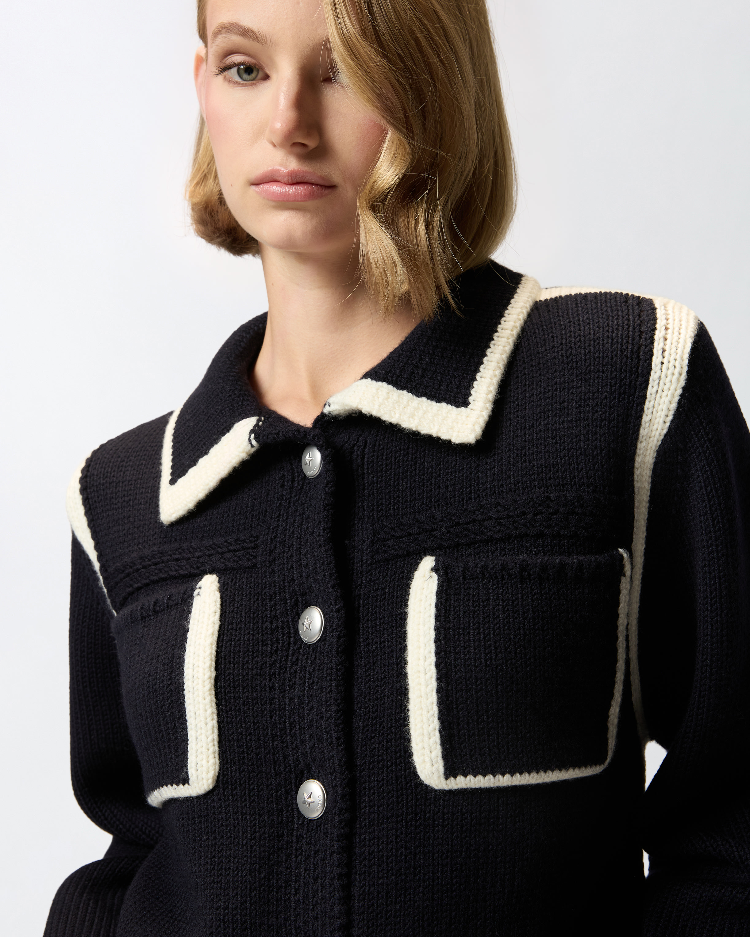 PREPPY-STYLE CARDIGAN - 5