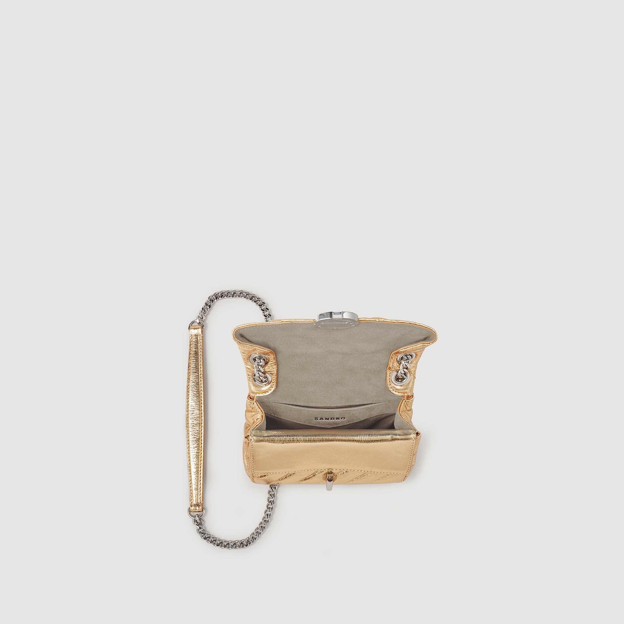 Metallic leather Yza Mini Bag 8