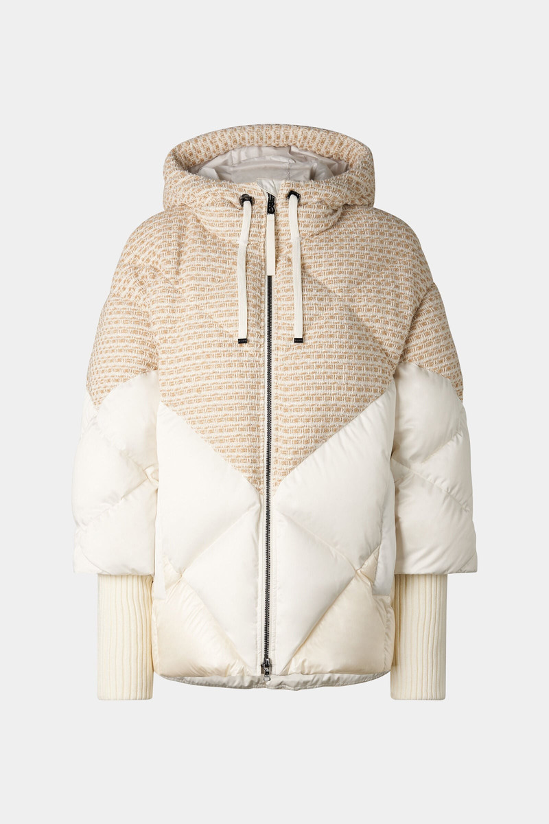 Sheryl Down Jacket in Off-White/Beige 1