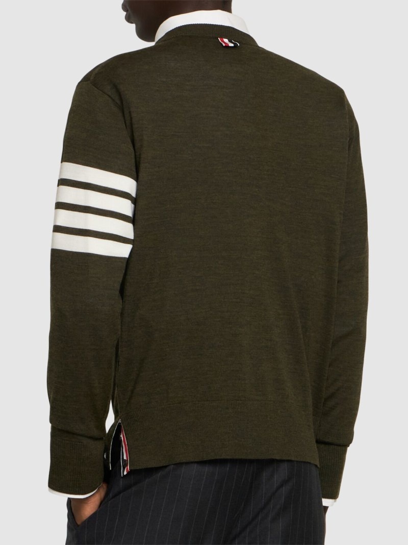 Classic 4 bar crewneck sweater - 3