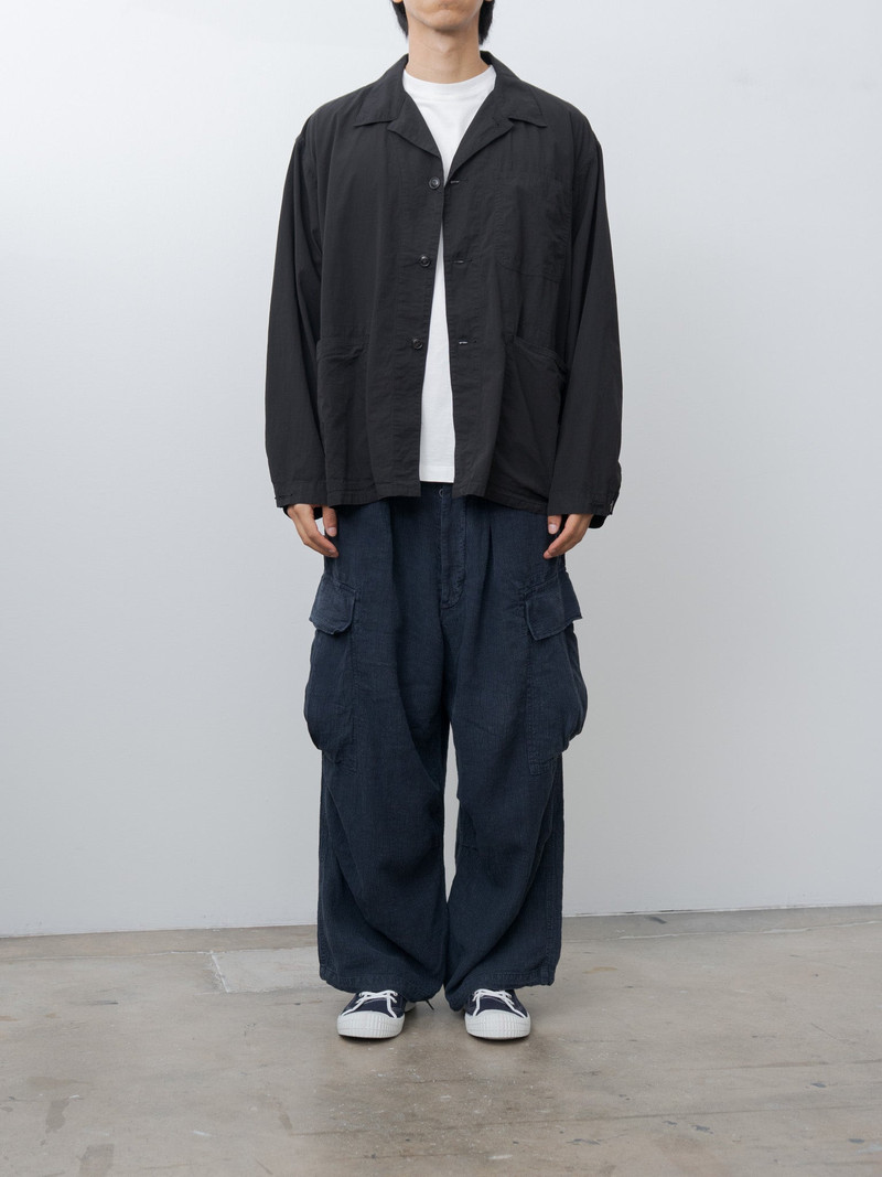HERILL Linen Jungle Fatigue Pants - Navy outlook