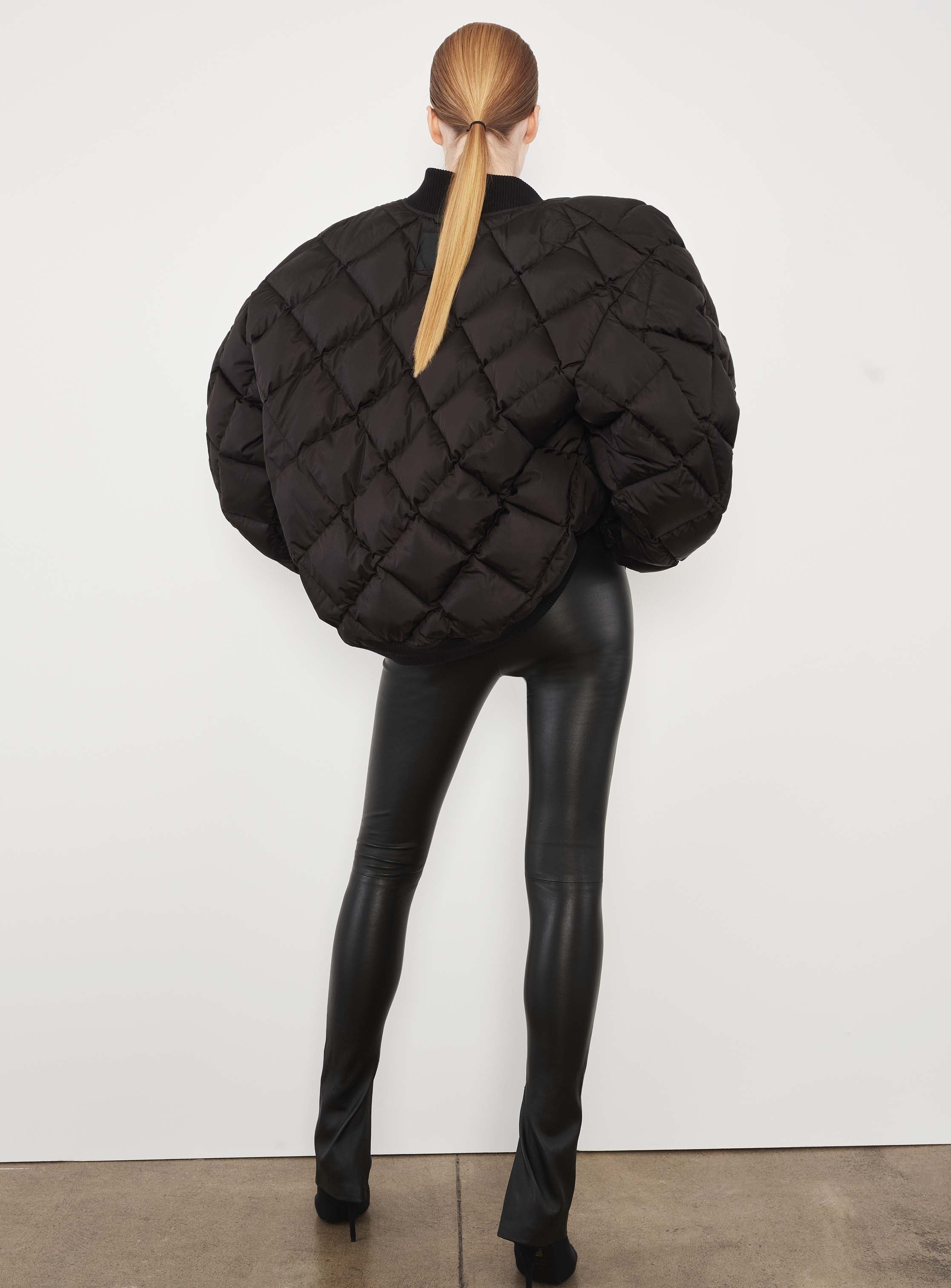 Reversible Bomber Jacket Black - 8