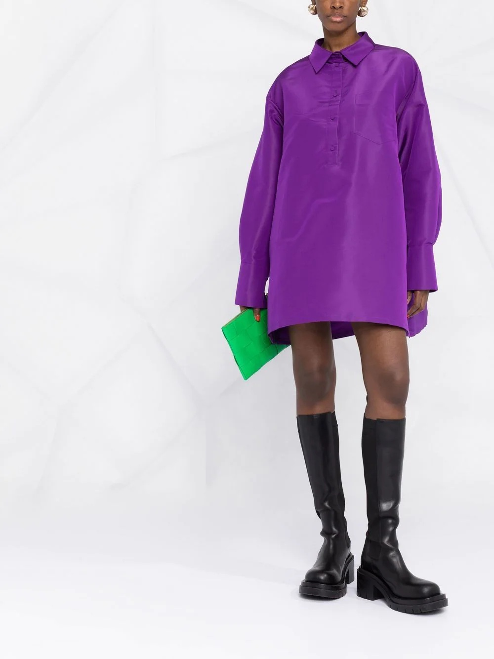 long-sleeve button-up shirt - 2