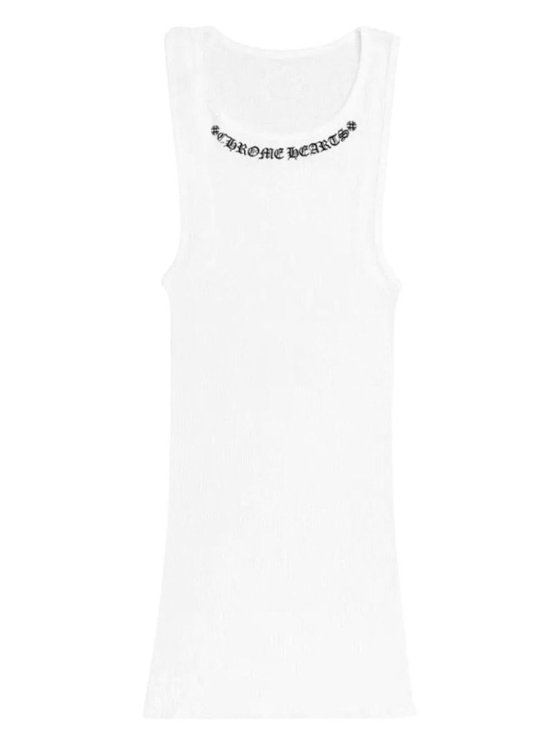 logo ribbed tank 1