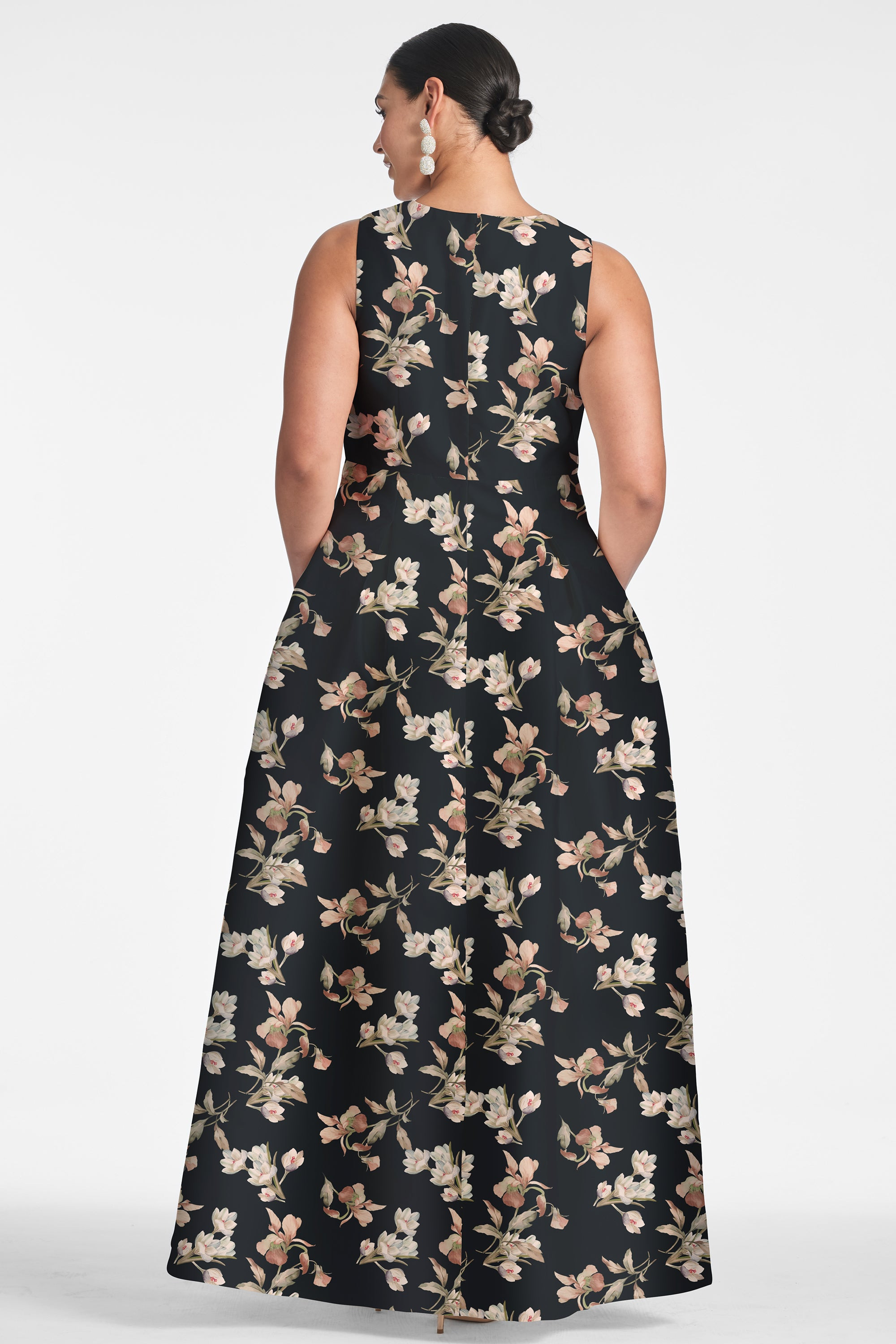 Brooke Gown - Black Venetia Petal - 7