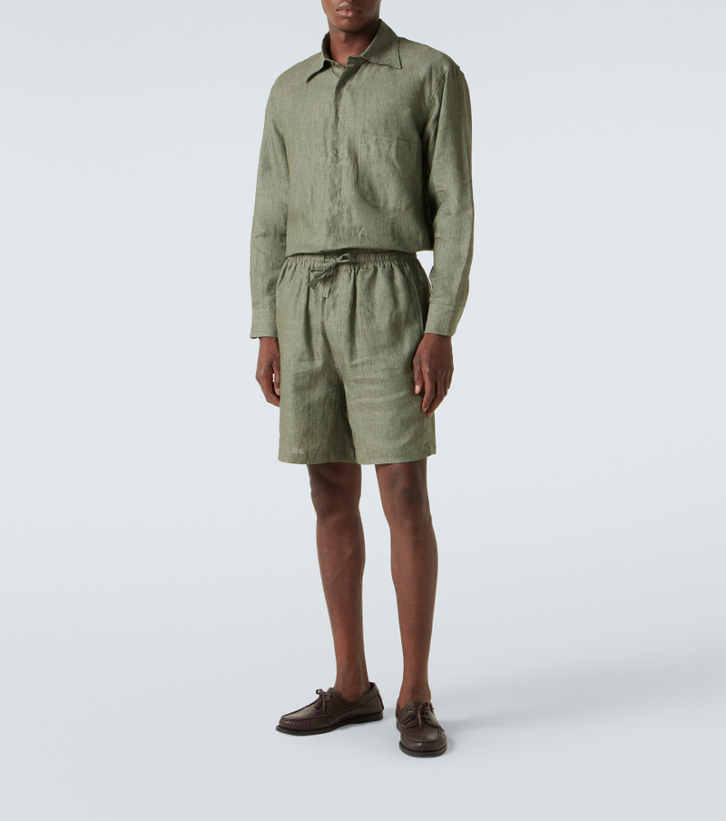 SAMAN AMEL Resort linen shirt outlook