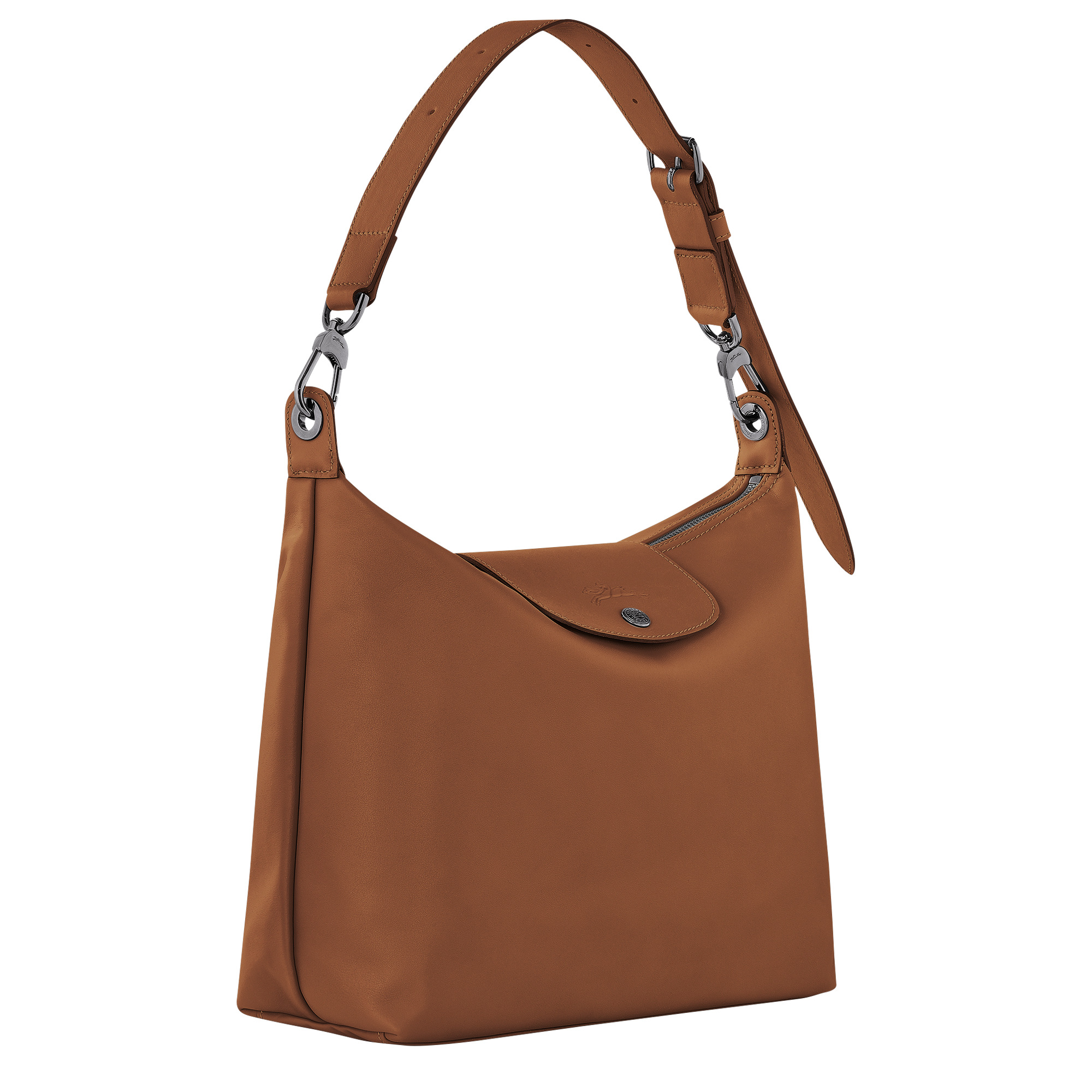Le Pliage Xtra M Hobo bag Cognac - Leather - 3
