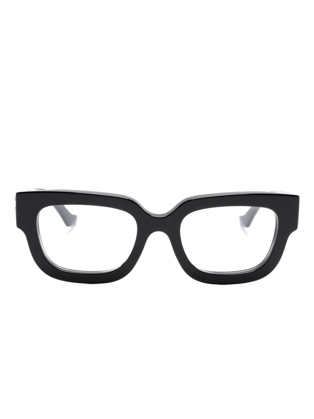 square-frame glasses - 1