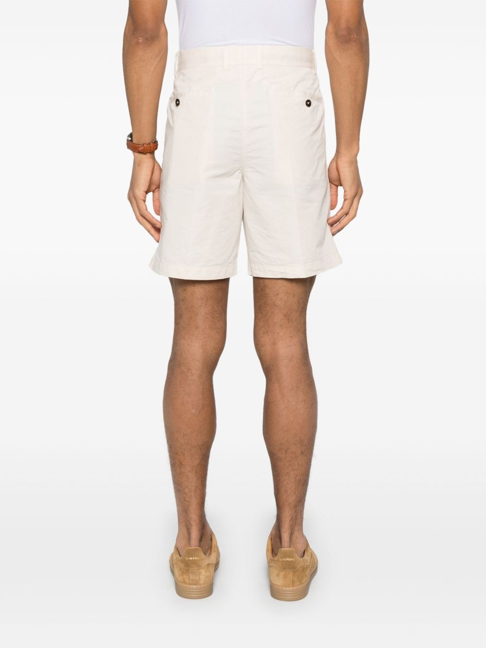 poplin tailored shorts - 4