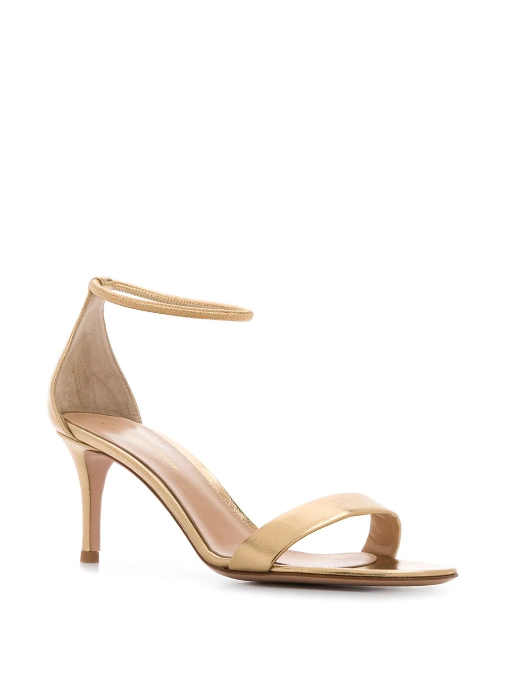 elasticated-strap mid-heel sandals - 2