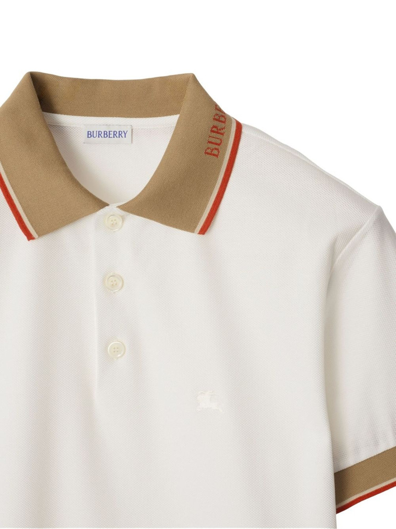 Burberry cotton polo shirt outlook