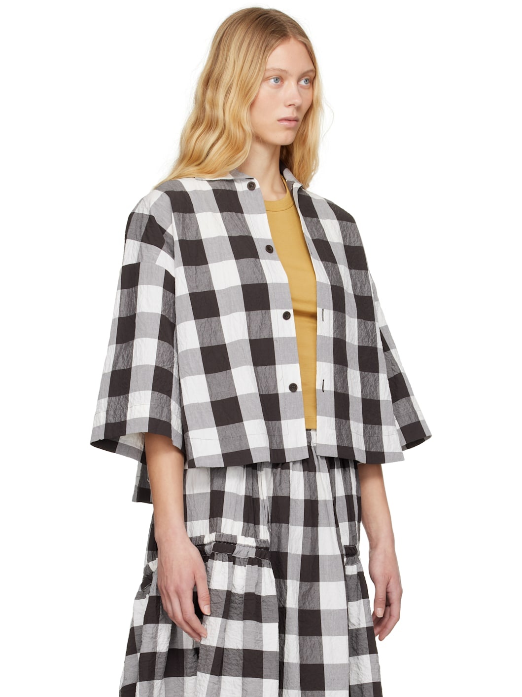 White & Brown 'The Camper' Shirt - 2