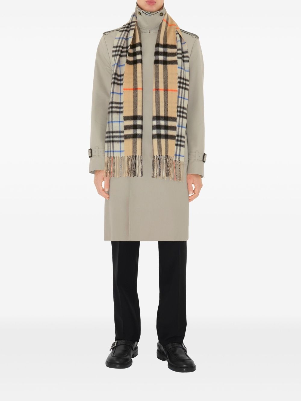 reversible cashmere scarf - 4