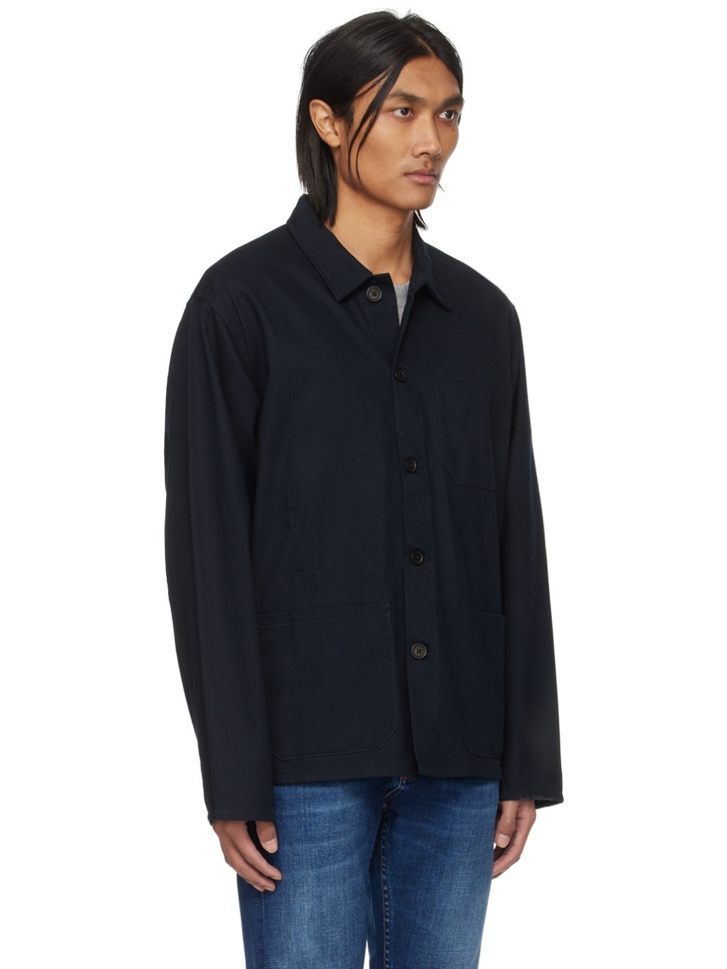 Navy Buddy Classic Chore Jacket - 2