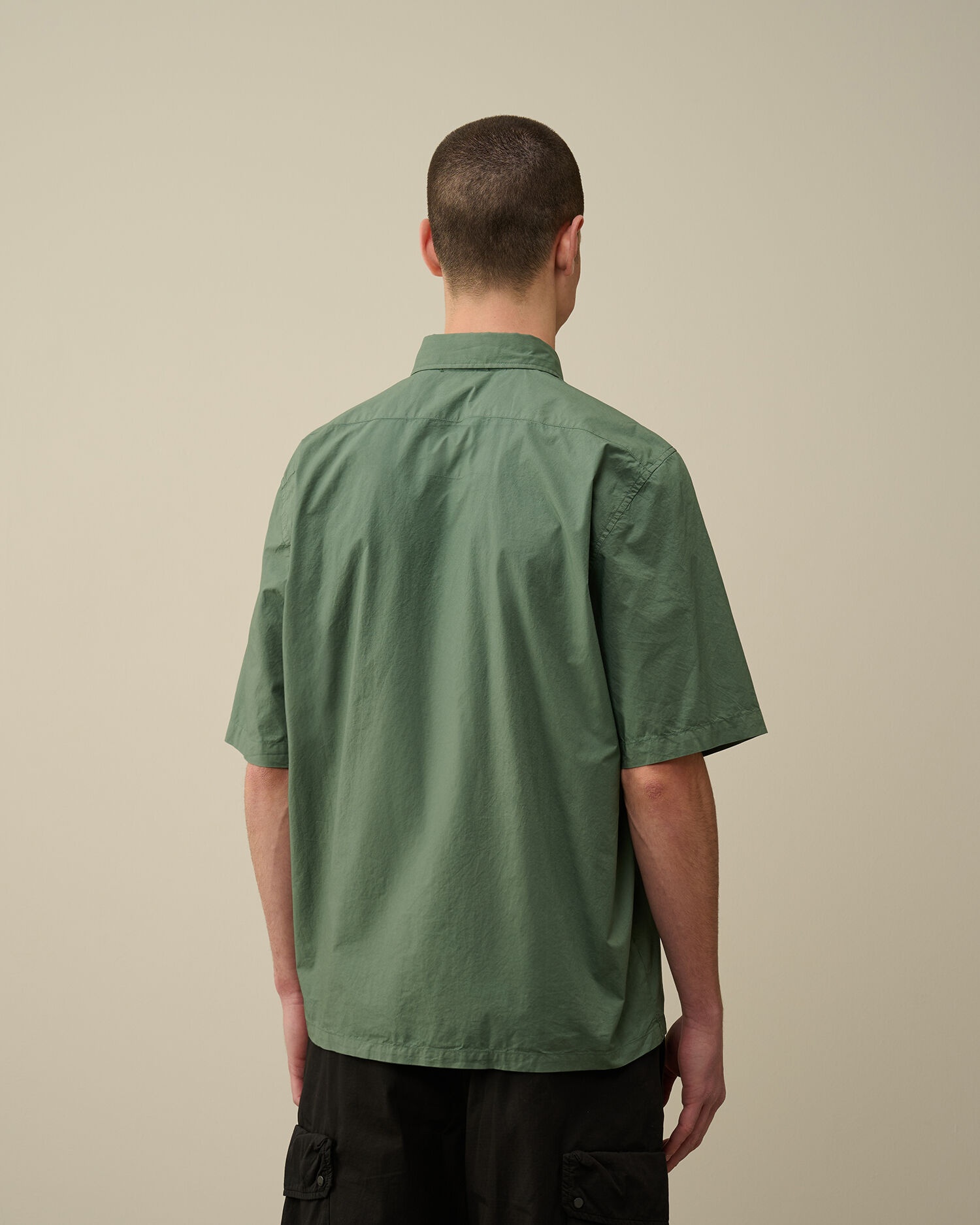 Cotton Popeline Short Sleeved Shirt - 3