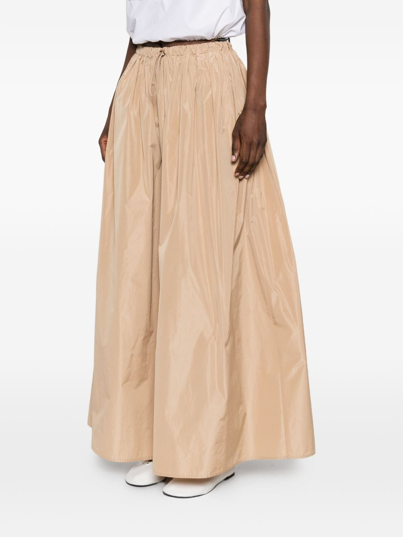 drawstring gathered maxi skirt 3