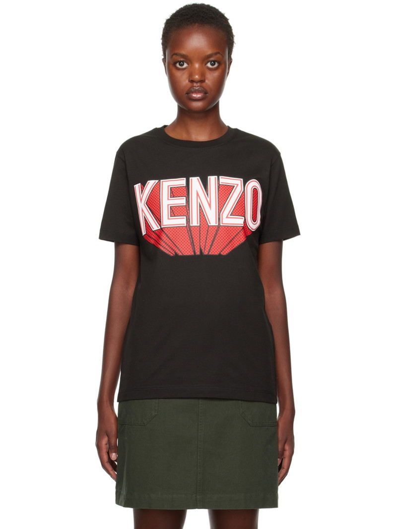 Black Kenzo Paris Kenzo 3D T-Shirt - 1