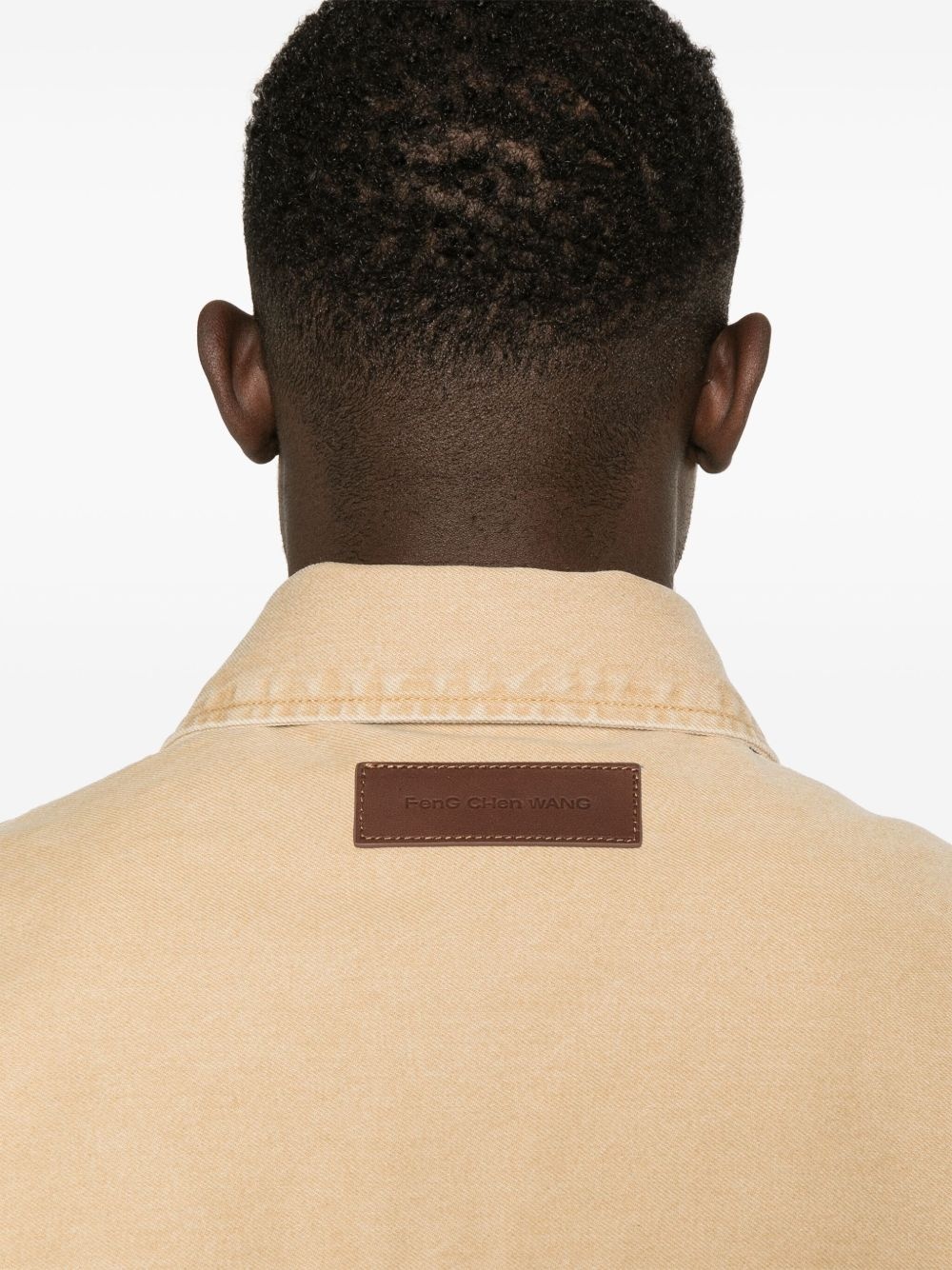 gradienf-effect denim jacket - 5