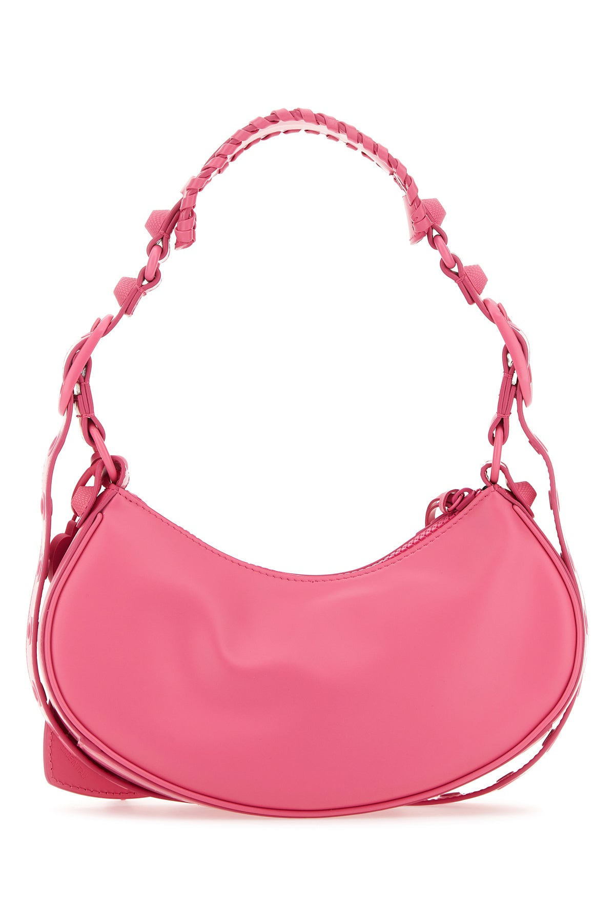 Fuchsia leather Le Cagole XS shoulder bag - 3