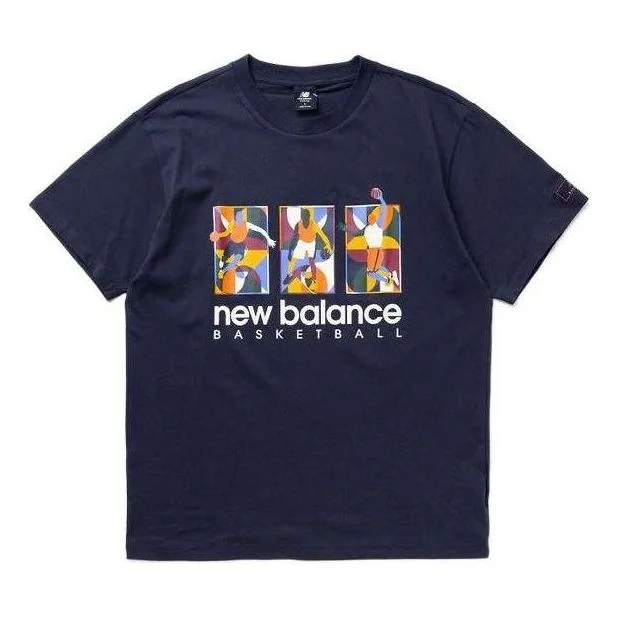 New Balance Hoops Classic Court Short Sleeve T-shirt 'Eclipse' MT23587-ECL - 1
