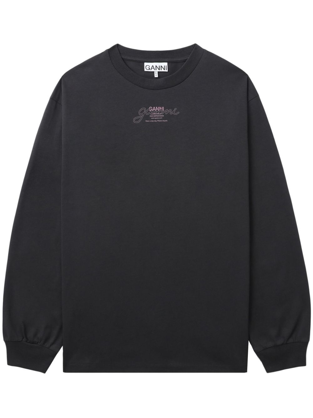 logo-print sweatshirt - 1