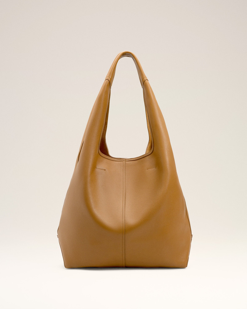 YELLOW SUPPLE LEATHER ETIENNE HOBO BAG 4