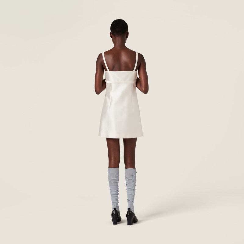 Silk and wool mini-dress 3