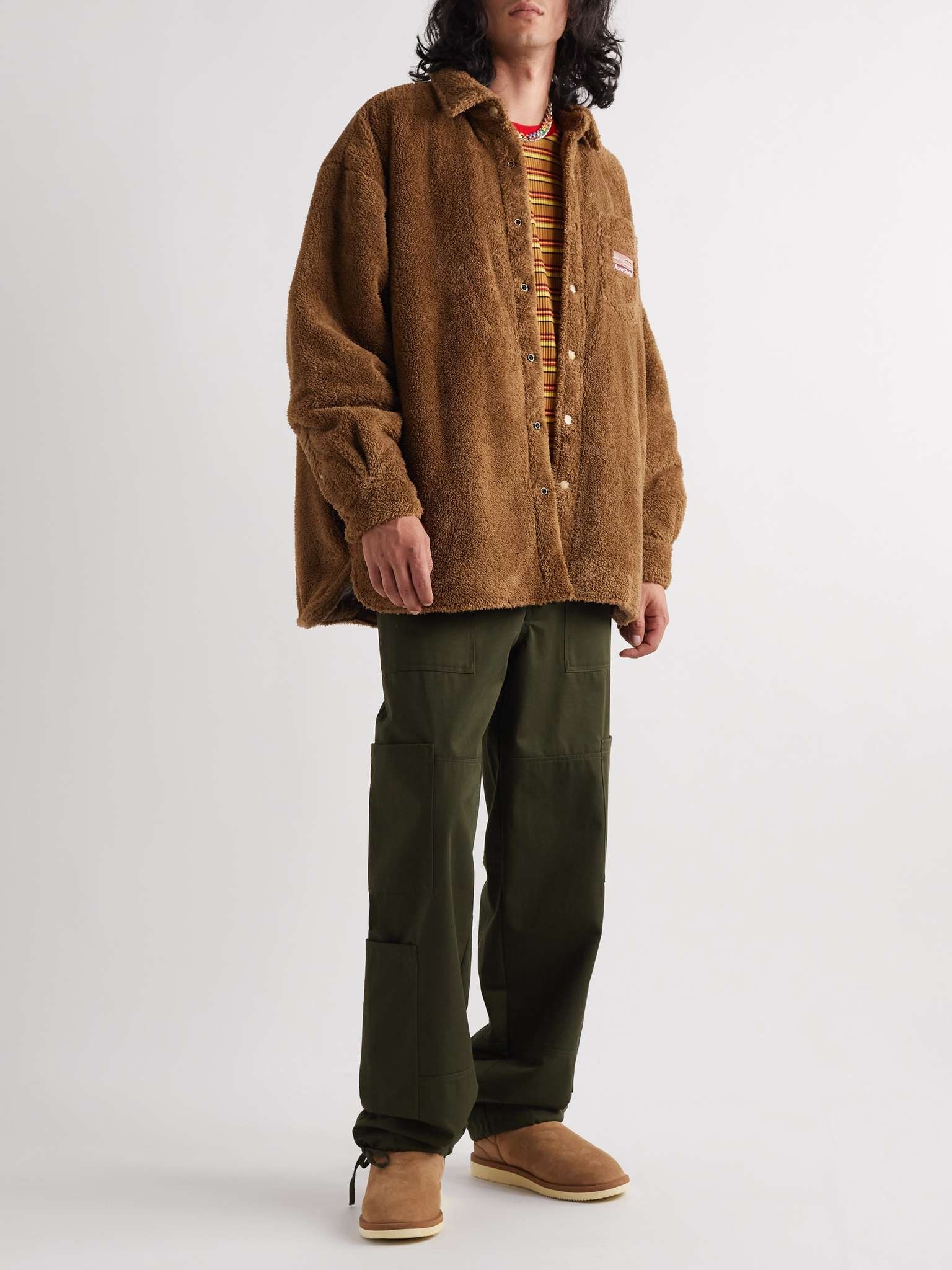 ELS-M2ab-MID Shearling-Lined Suede Boots - 2