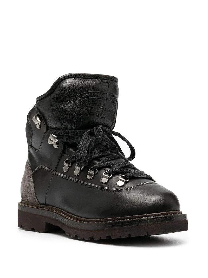 Brunello Cucinelli chunky hiking boots outlook
