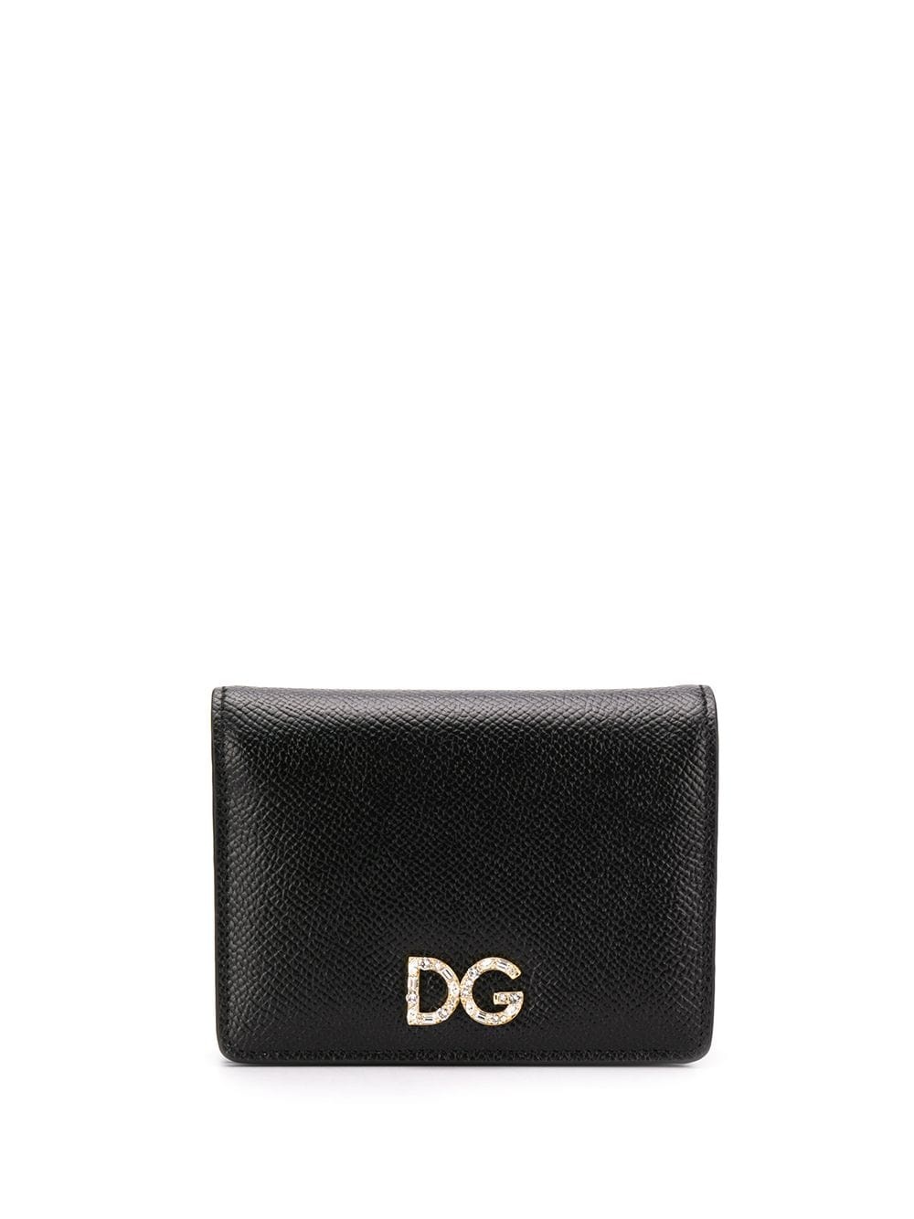 embellished logo wallet - 1