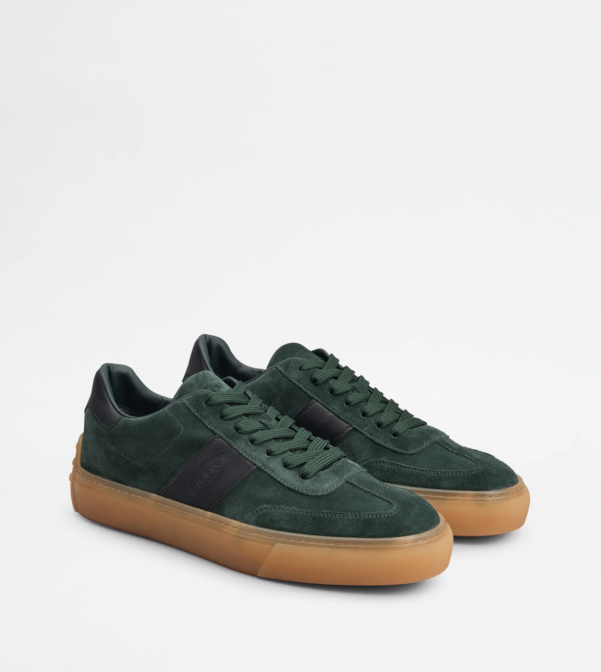 TOD'S SNEAKERS IN SUEDE - GREEN - 4