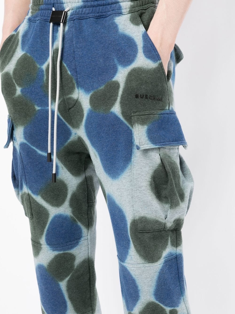 tie-dye cotton track pants - 5