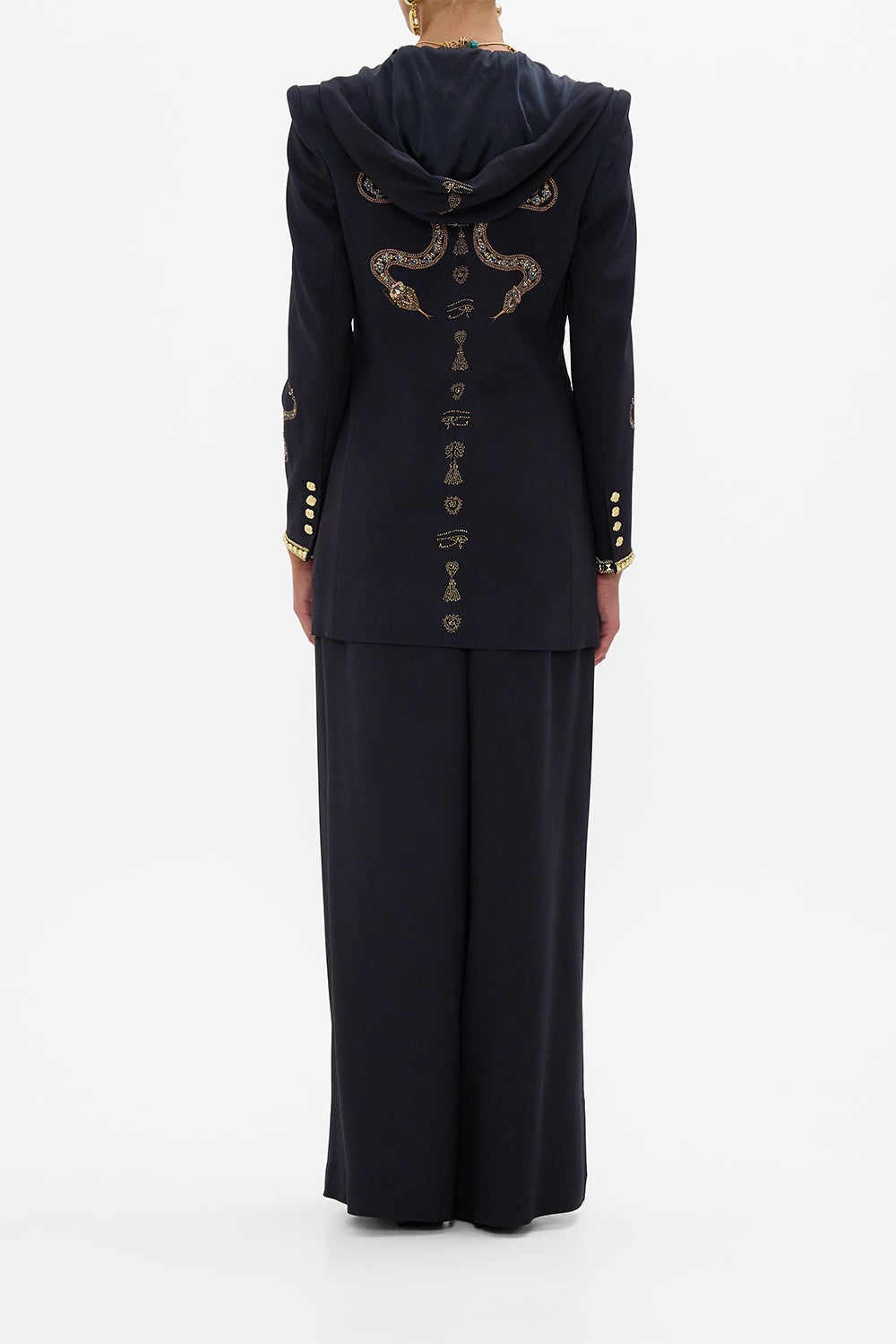 TAILORED JACKET WITH HOOD - 3
