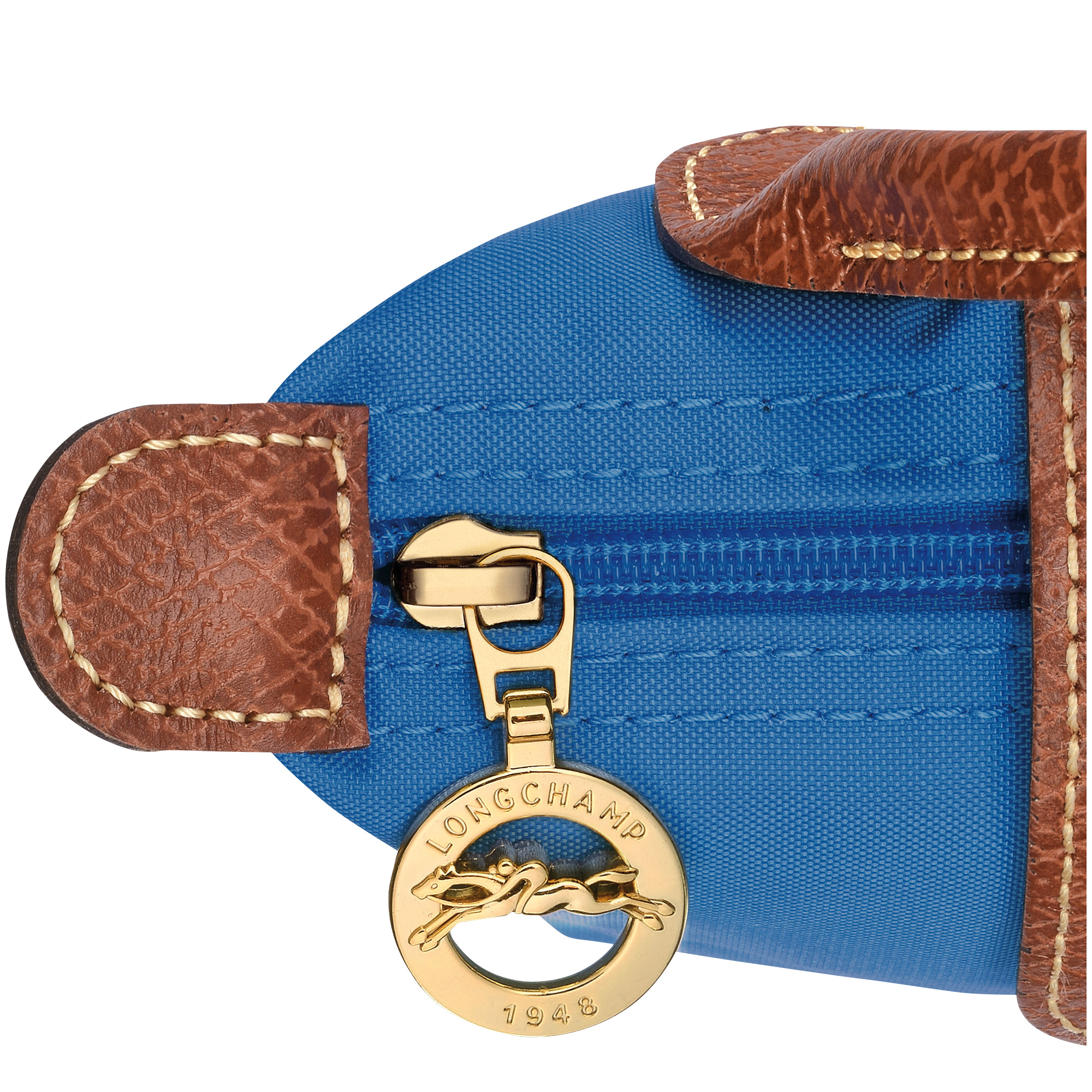 Le Pliage Original Pouch with handle Cobalt - Recycled canvas - 5