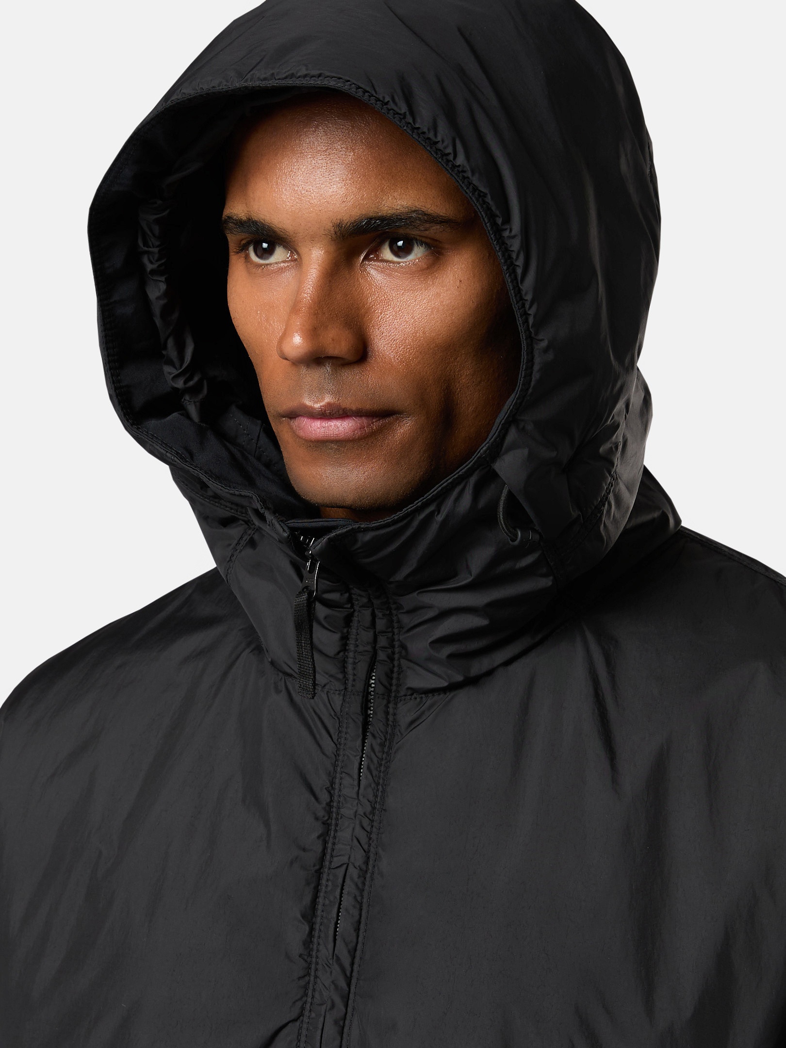 【美品】2025ss CRINKLE REPS R-NY Stone Island CRINKLE REPS R-NY BOMBER JACKET Black | BSTN Store