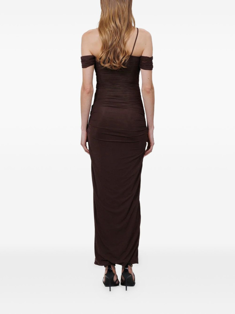 MAYGEL CORONEL ruched floral-detail midi dress outlook