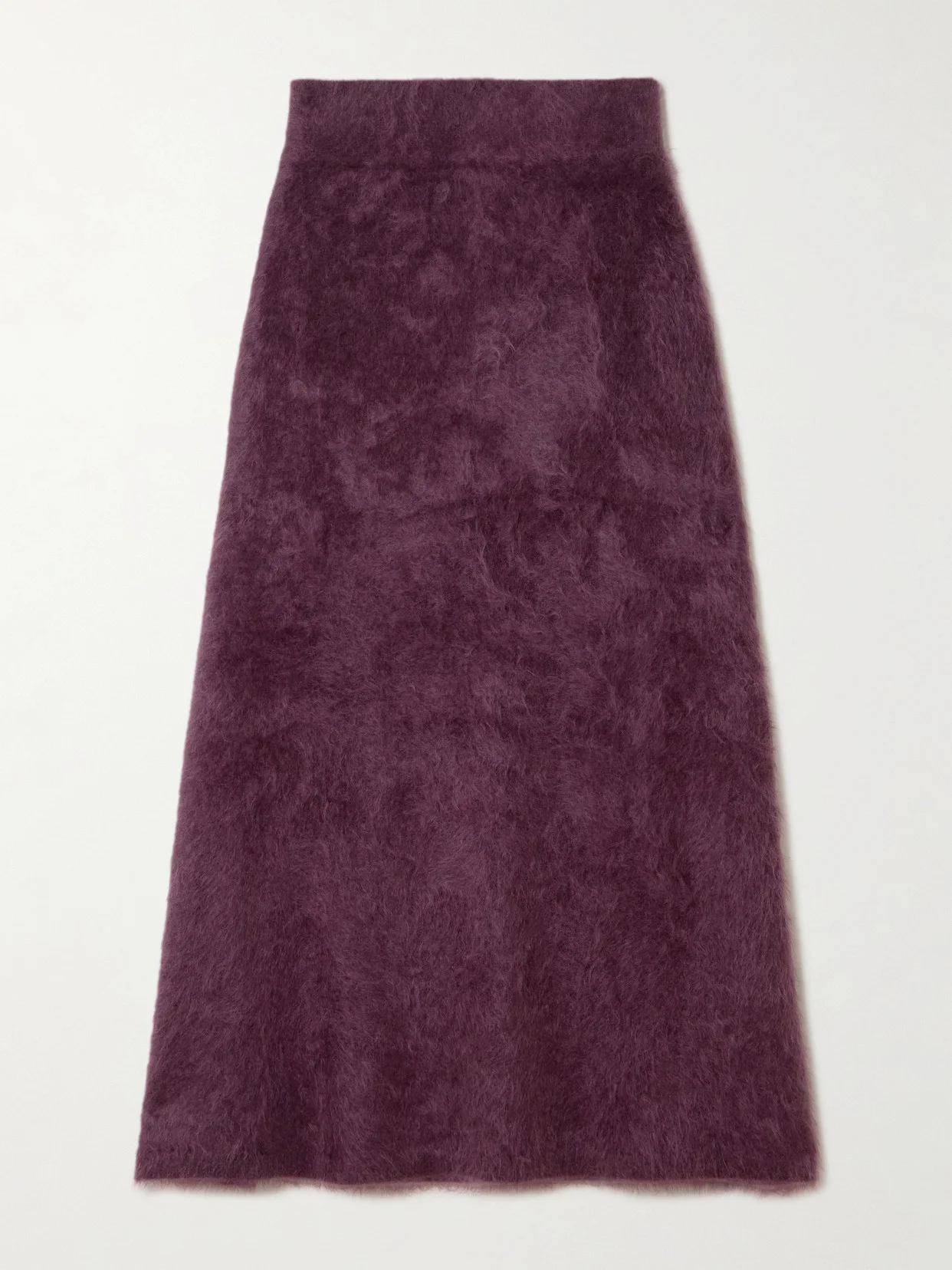 Asta Brushed-cashmere Midi Skirt - 1