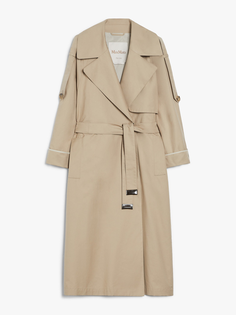 UTRENCH Oversized trench coat in water-repellent twill 1