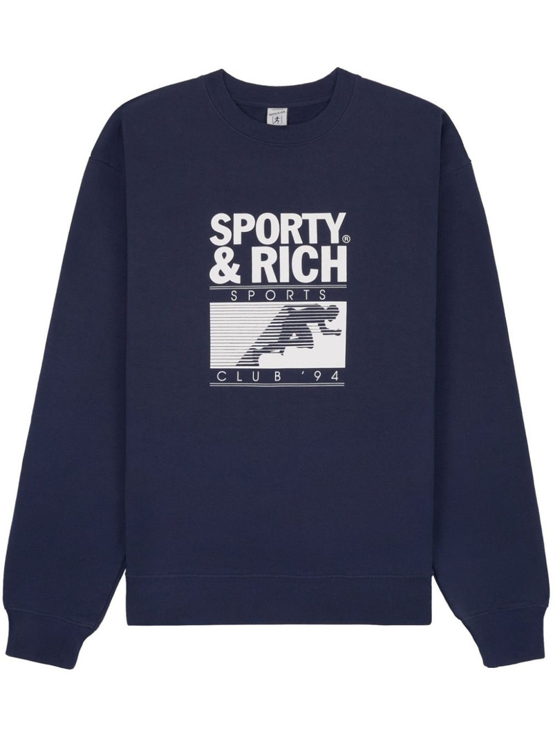 Motion Club logo-print sweatshirt 1