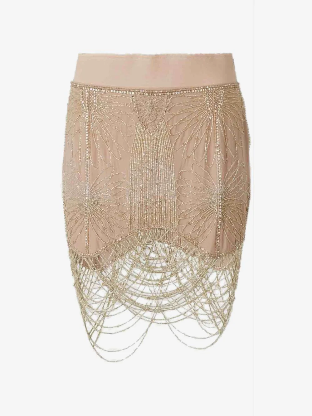 bead-embellished Petite Chandelier mini skirt - 1