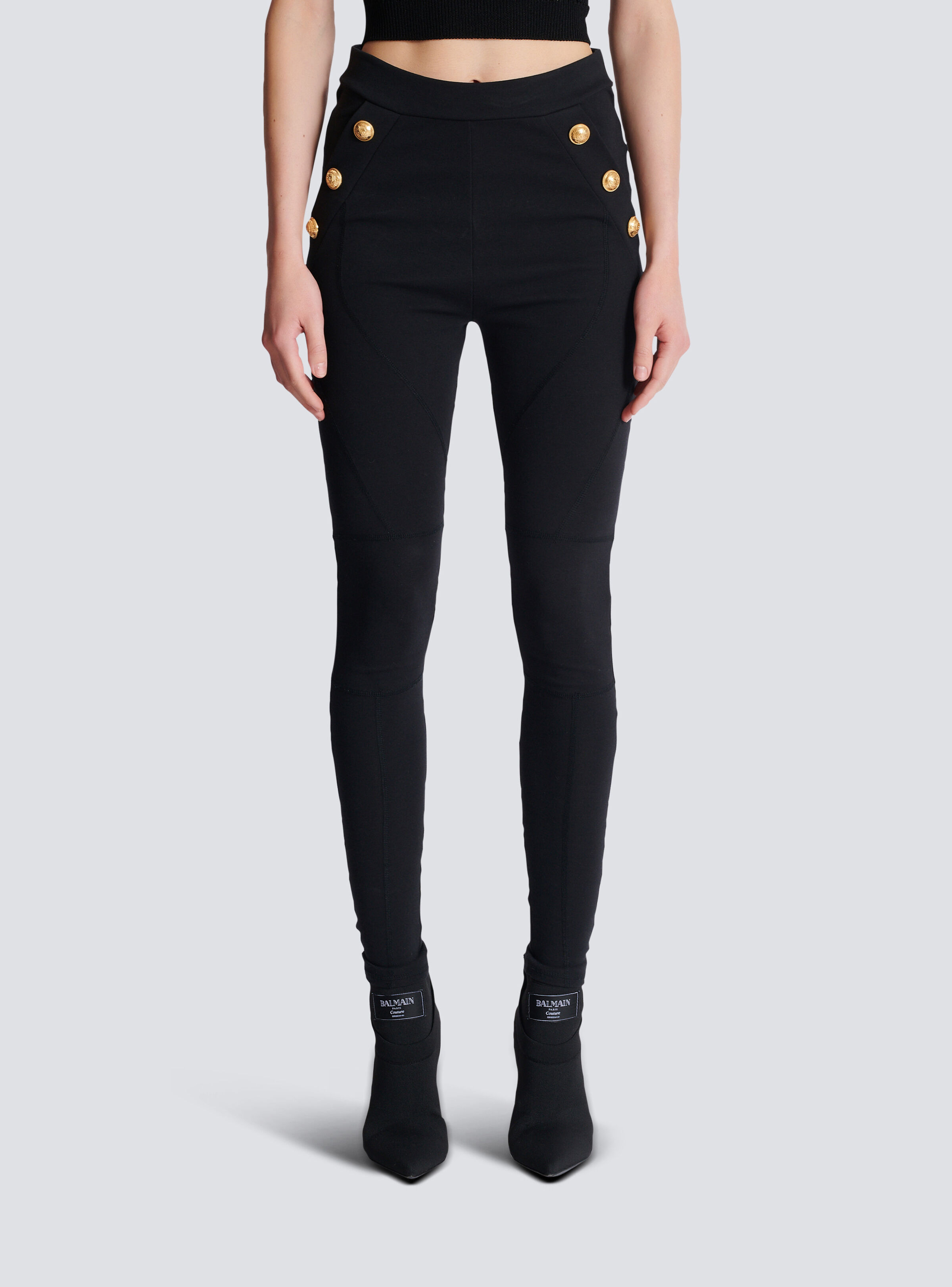 Jersey leggings with 6 buttons - 5