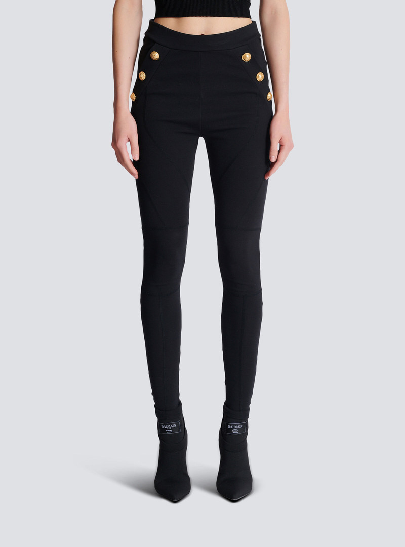 Jersey leggings with 6 buttons 5