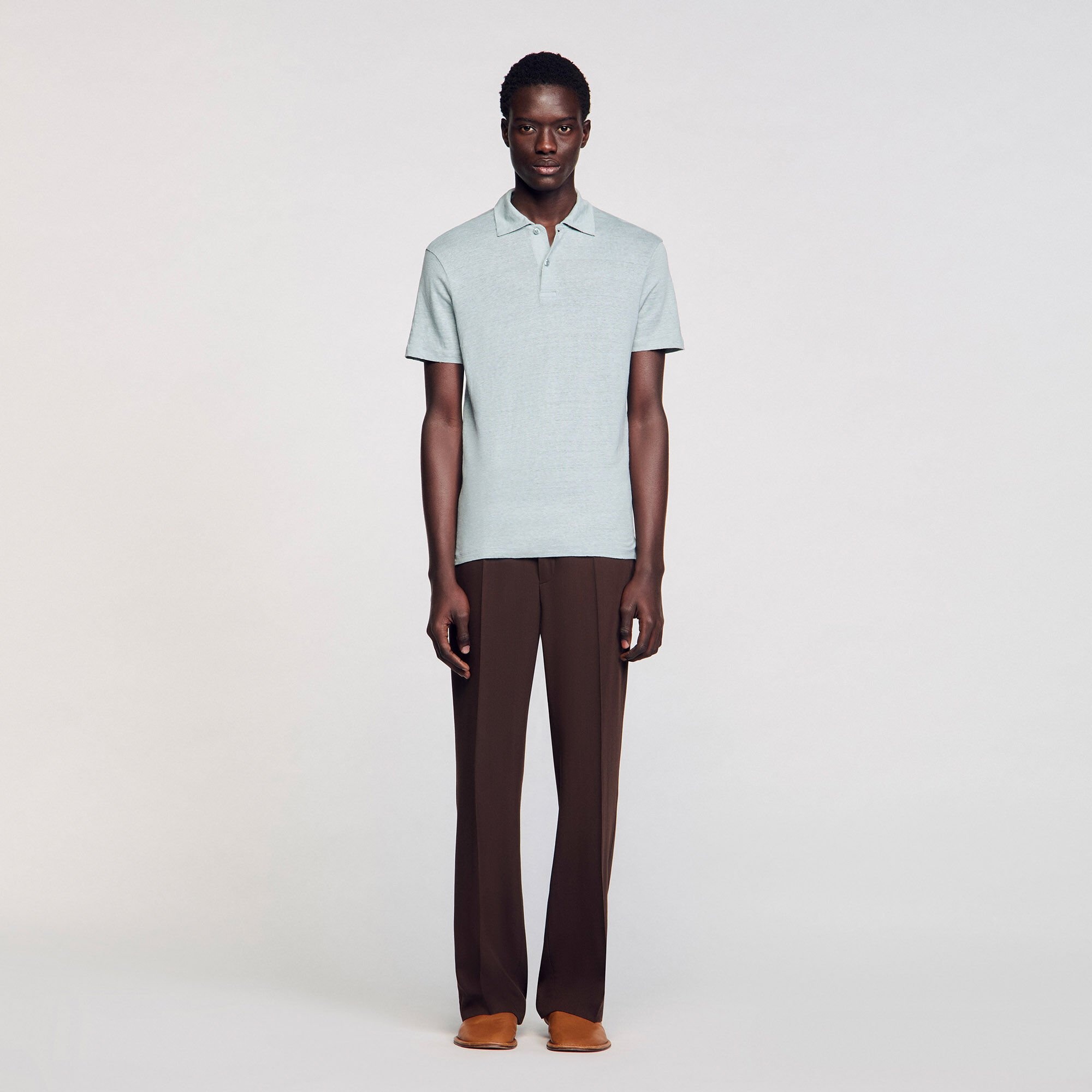 LINEN POLO SHIRT - 2