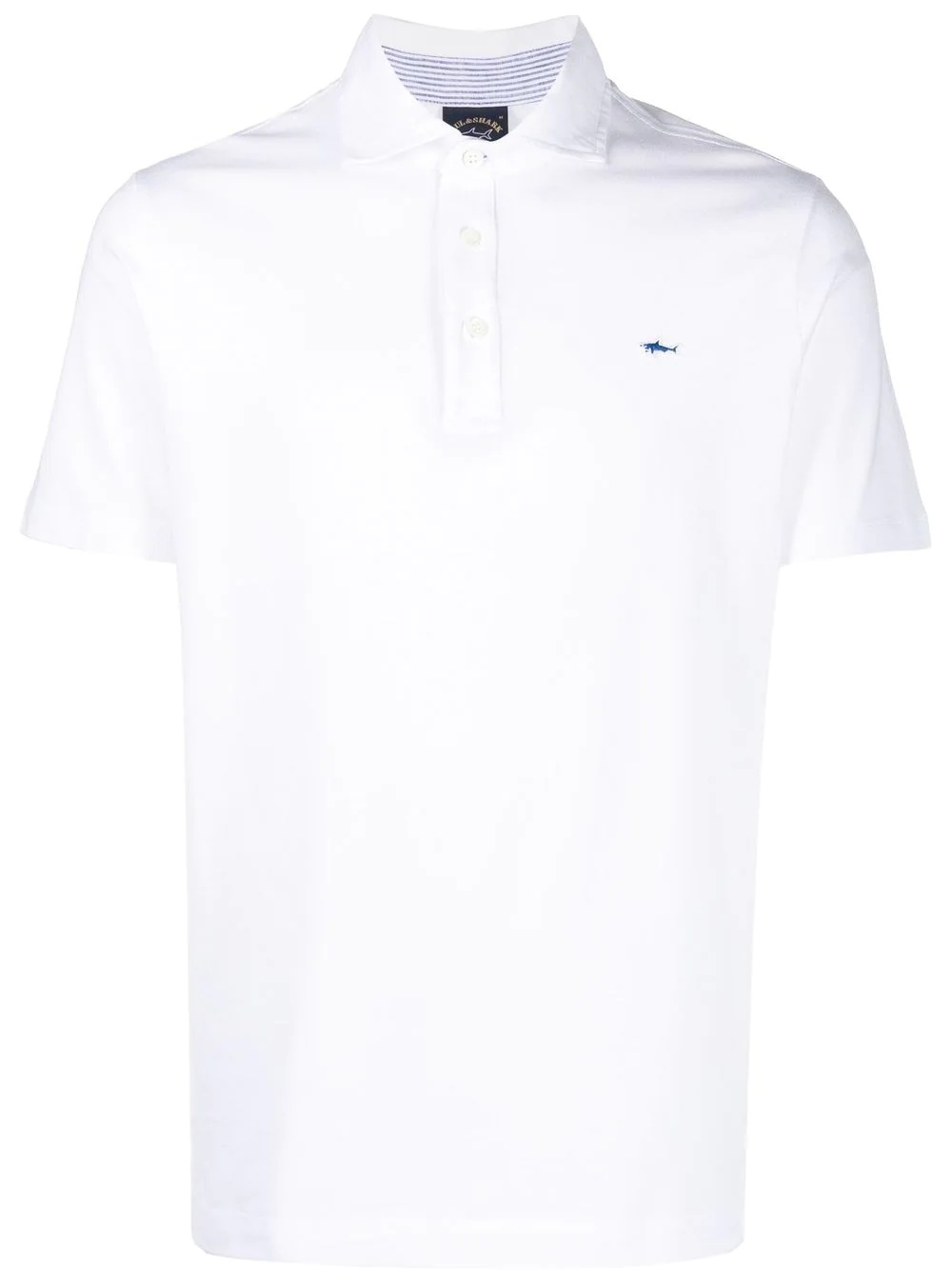 embroidered logo polo shirt - 1