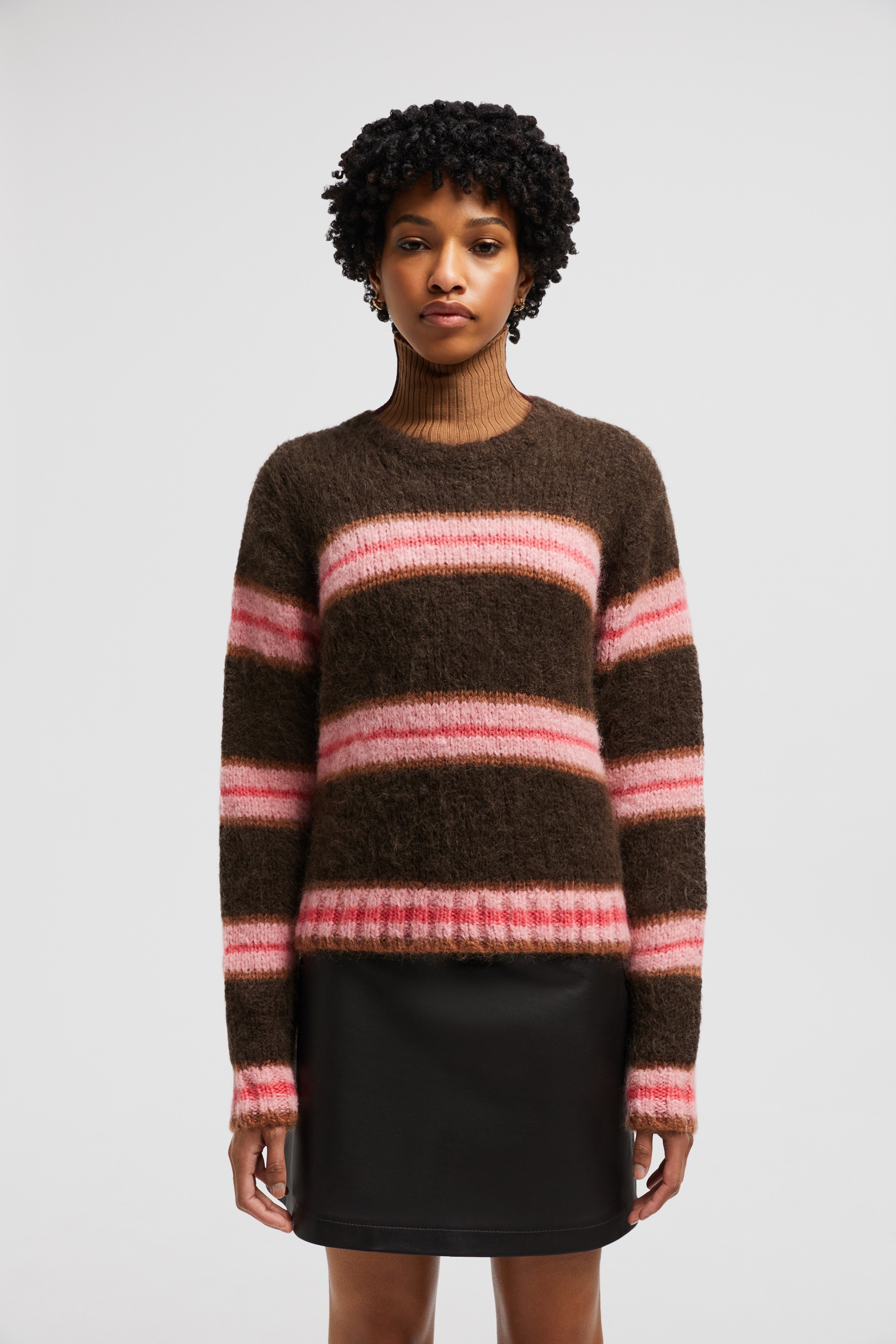 Striped Alpaca Blend Sweater - 3