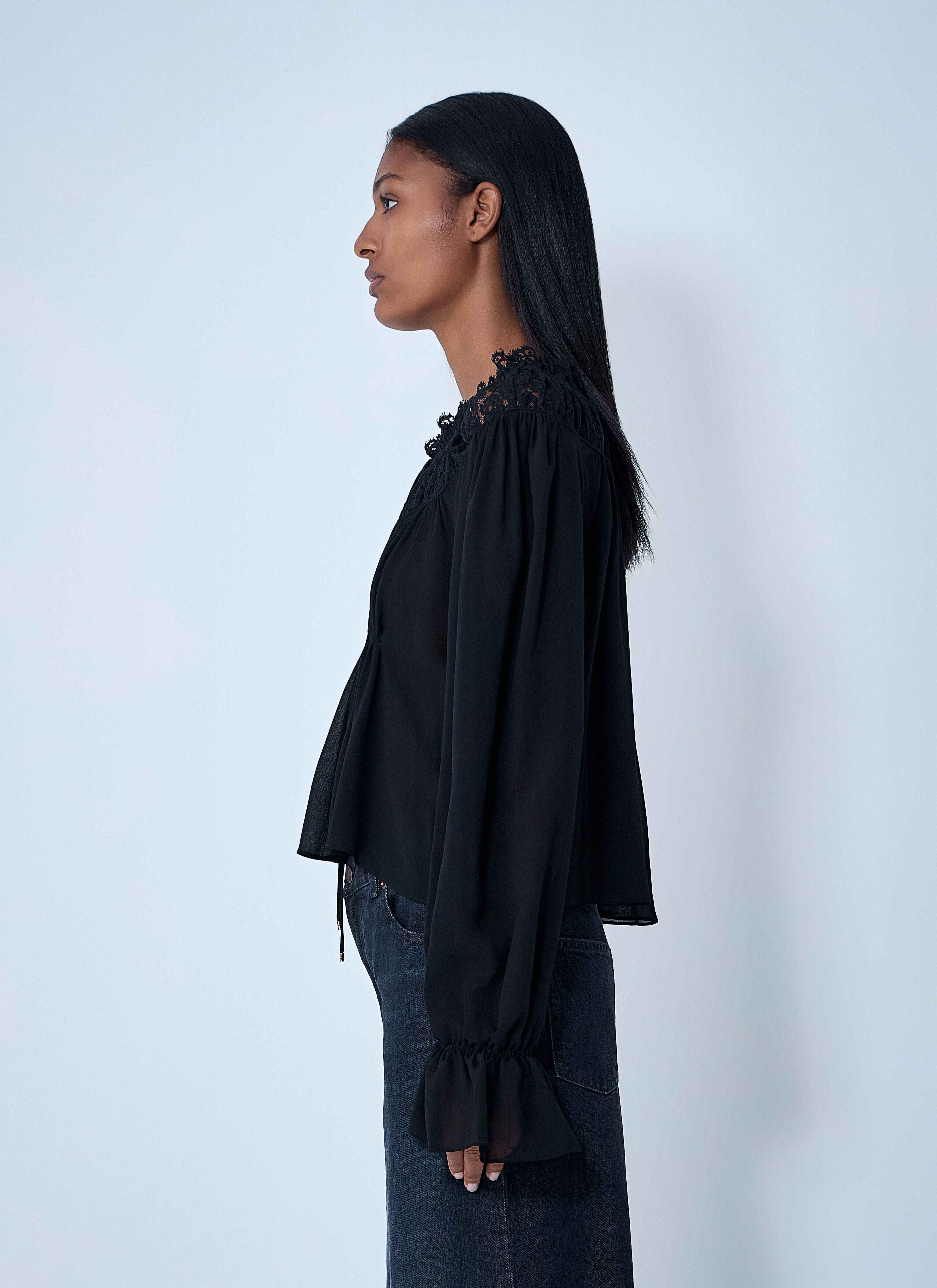 Lace-Trim Top - 3