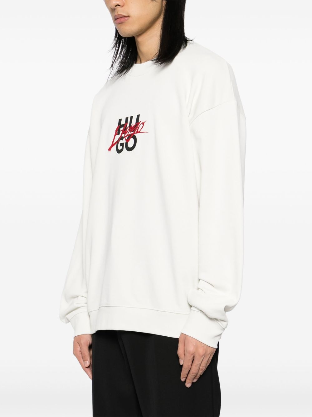 Double Logo cotton sweatshirt - 3