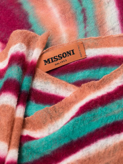 Missoni striped cashmere scarf outlook