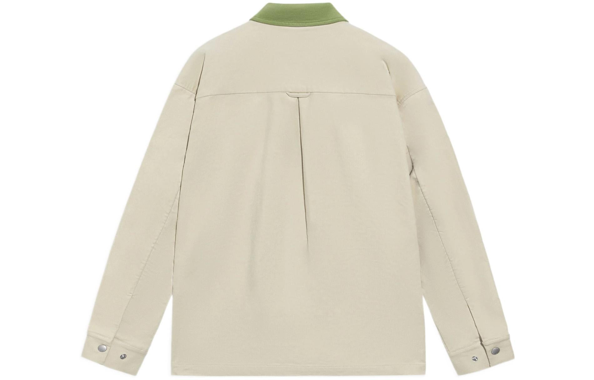 Li-Ning BadFive Pattern Loose Jacket 'Beige Green' AFDRA33-2 - 2