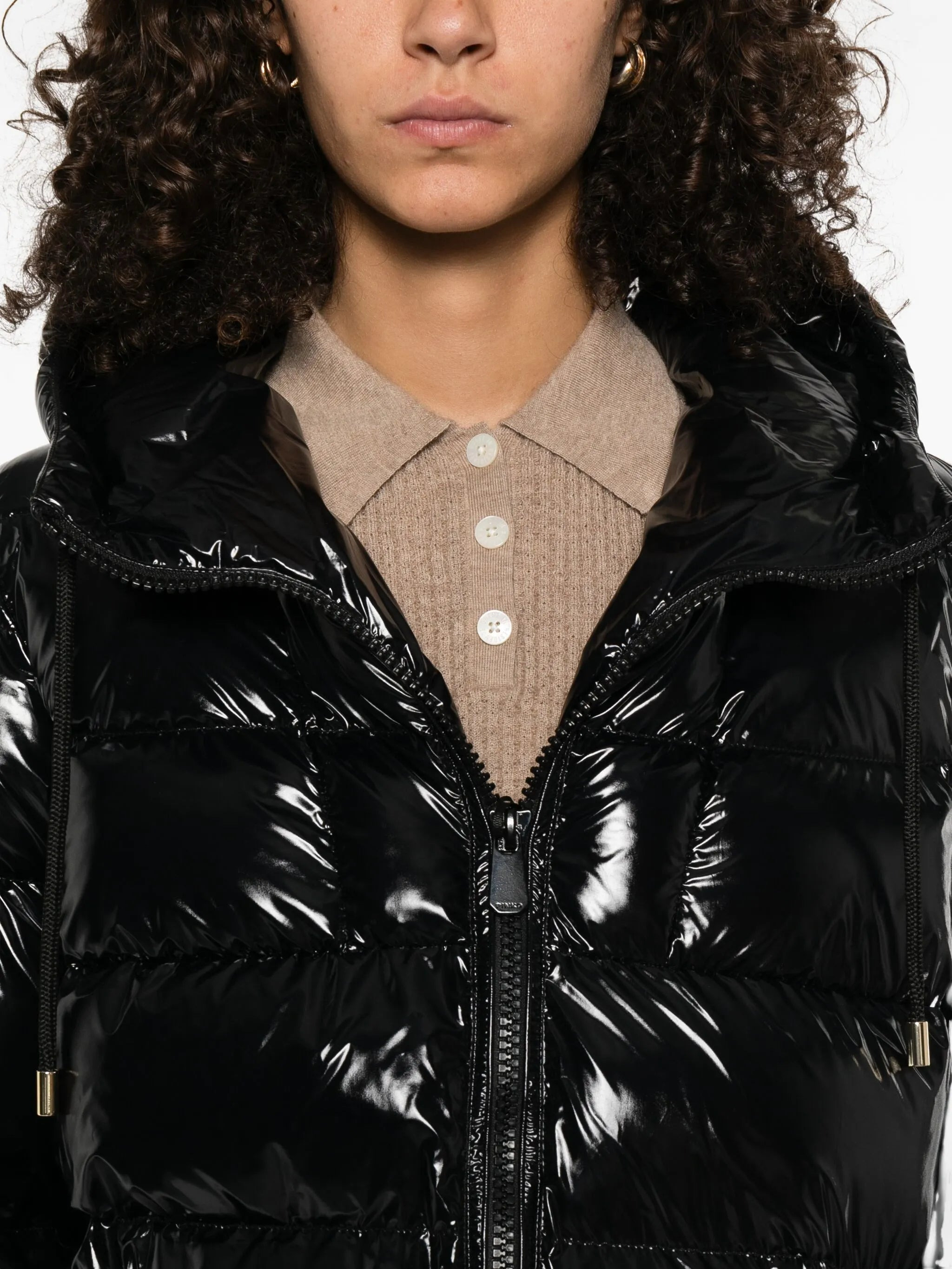Pinko Hooded Puffer Jacket - 3
